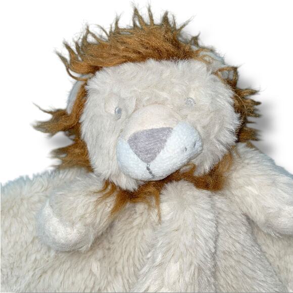 Cloud Island 14" Lion Lovey Security Blanket Plush Stuffed Animal Satin Brown - Picture 5 of 13